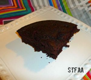 Microwave Individual-ish Chocolate Wacky Cake